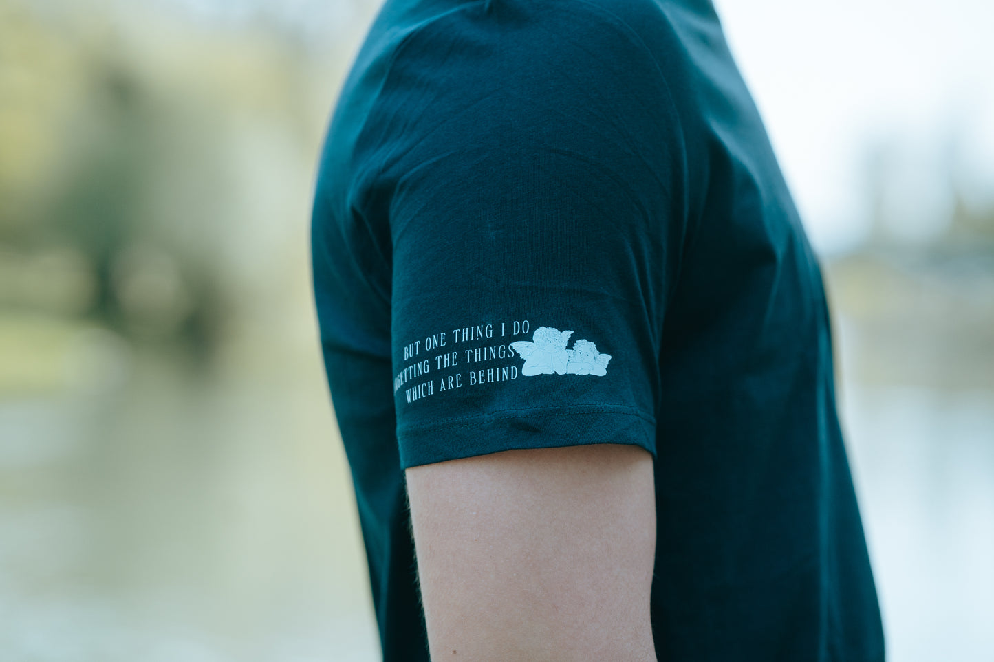 The cross before me, the world behind me